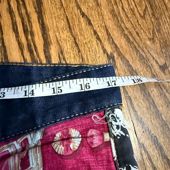 NWT Biepa Patchwork Jeans Size 36 Pants Denim Designer‎ Fashion - Picture 5 of 7